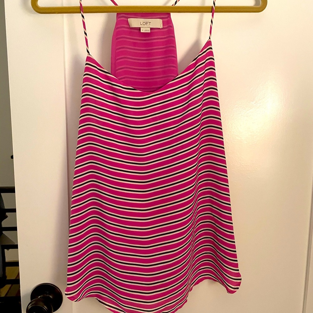 LOFT | Stripe Tank Blouse